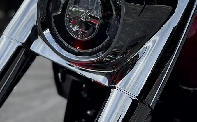 2026 Harley-Davidson® Fat Boy® Brilliant Red Chrome Trim