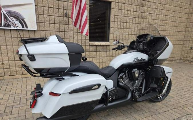 2026 Indian Motorcycle® Pursuit® Dark Horse® 112 Ghost White Metallic with Black Metallic