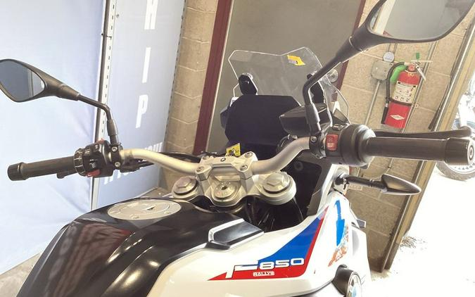 2020 BMW F 850 GS Light White with Blue & White Accents Low Susp