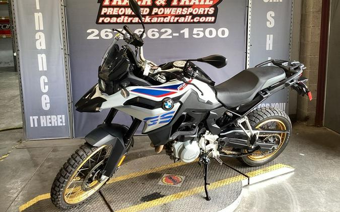 2020 BMW F 850 GS Light White with Blue & White Accents Low Susp
