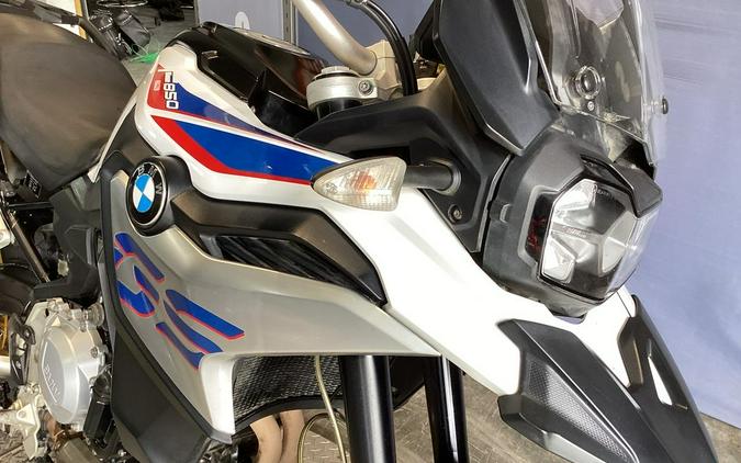 2020 BMW F 850 GS Light White with Blue & White Accents Low Susp