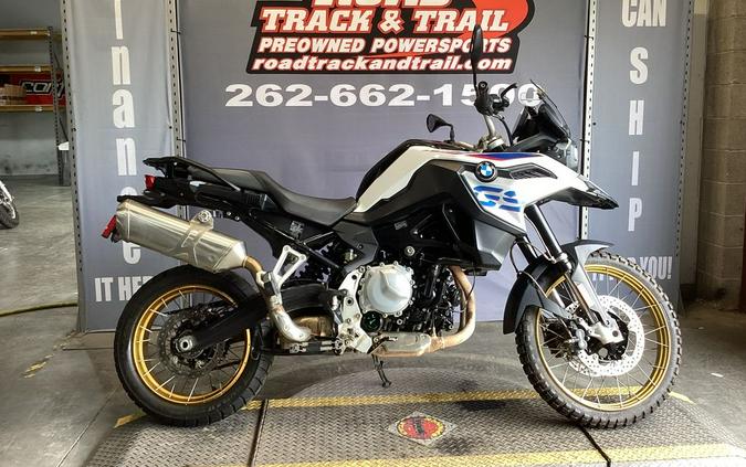 2020 BMW F 850 GS Light White with Blue & White Accents Low Susp