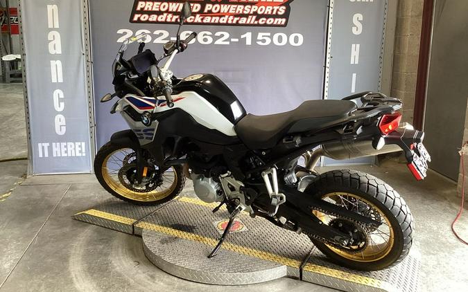 2020 BMW F 850 GS Light White with Blue & White Accents Low Susp