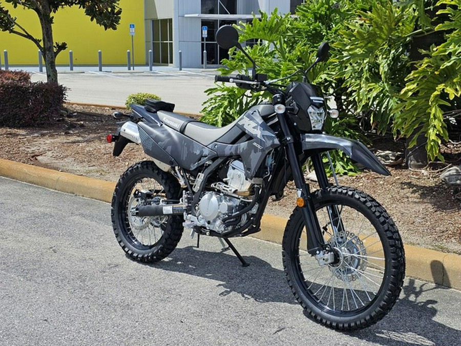 2024 Kawasaki KLX300 Cypher Camo Gray