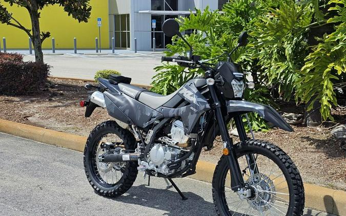 2024 Kawasaki KLX300 Cypher Camo Gray