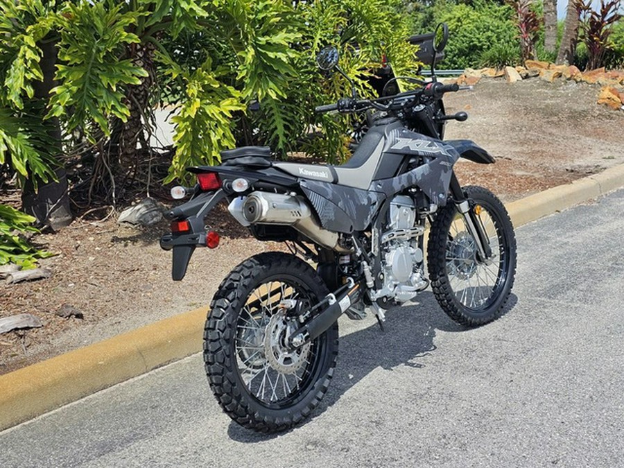 2024 Kawasaki KLX300 Cypher Camo Gray