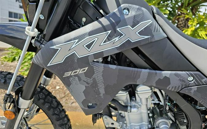 2024 Kawasaki KLX300 Cypher Camo Gray