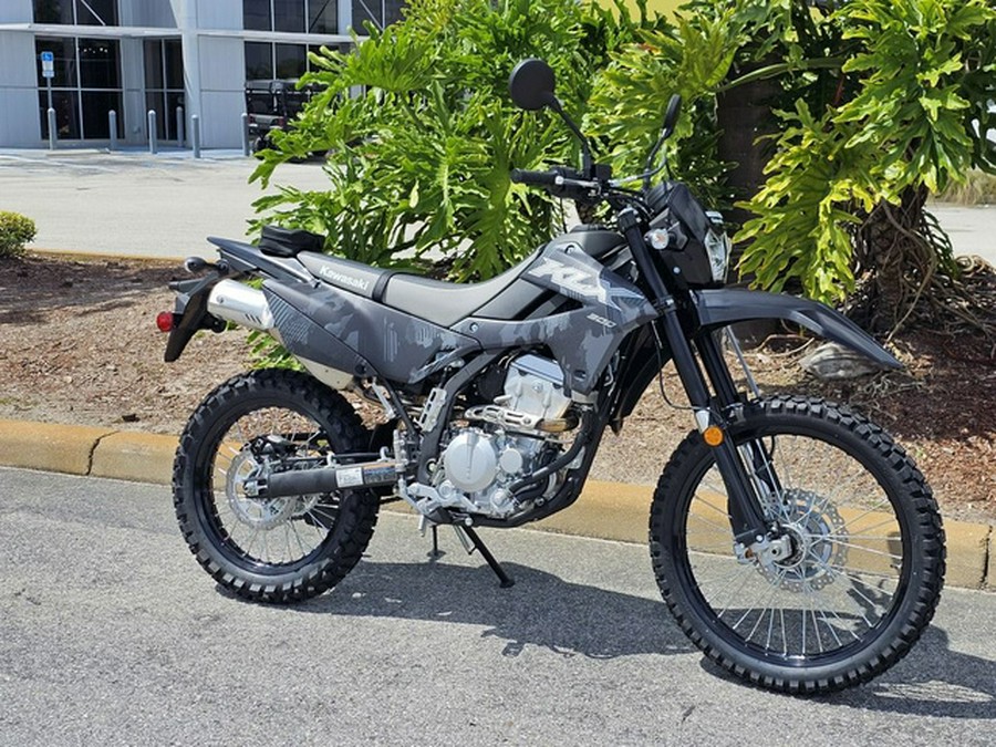 2024 Kawasaki KLX300 Cypher Camo Gray