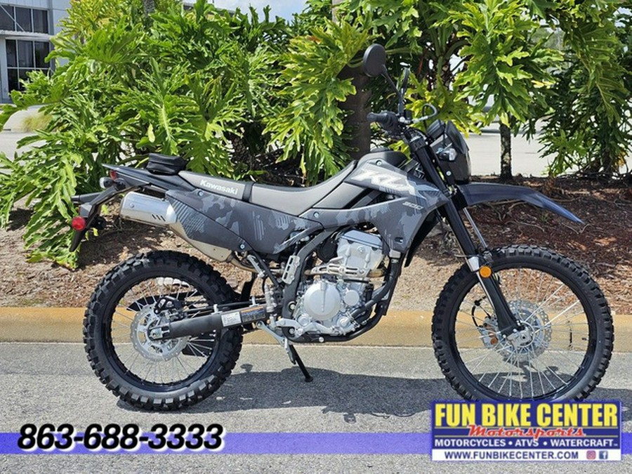 2024 Kawasaki KLX300 Cypher Camo Gray