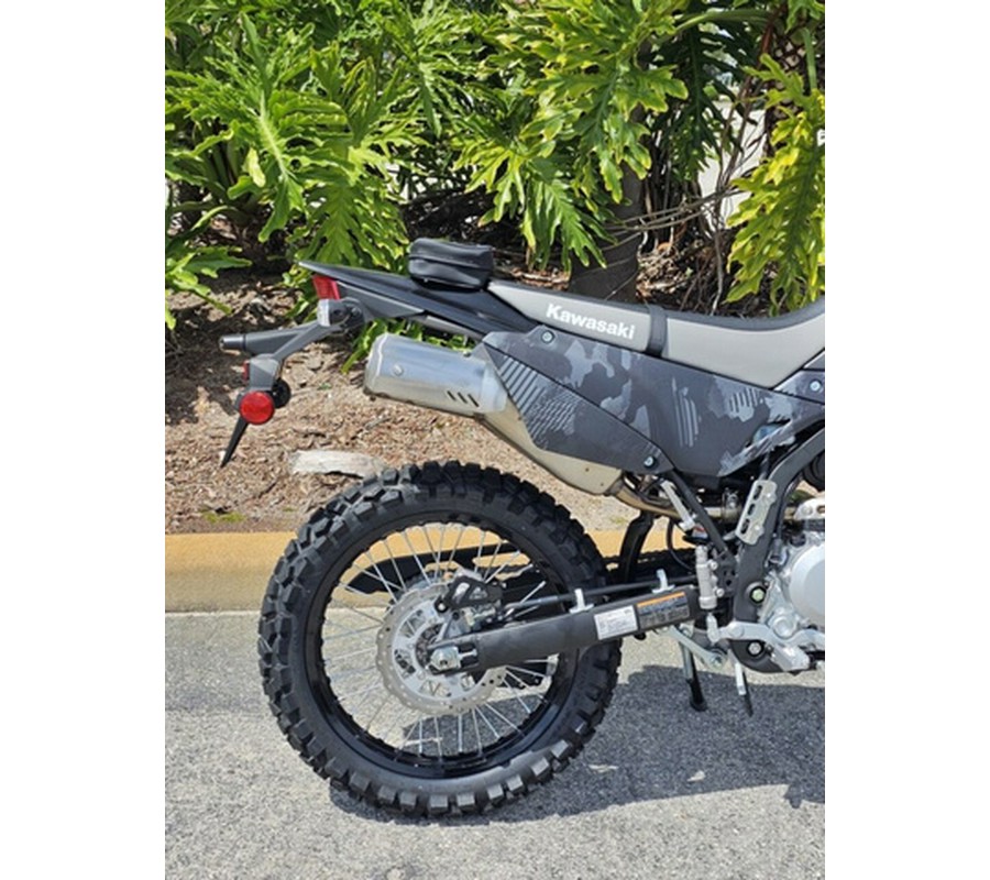 2024 Kawasaki KLX300 Cypher Camo Gray