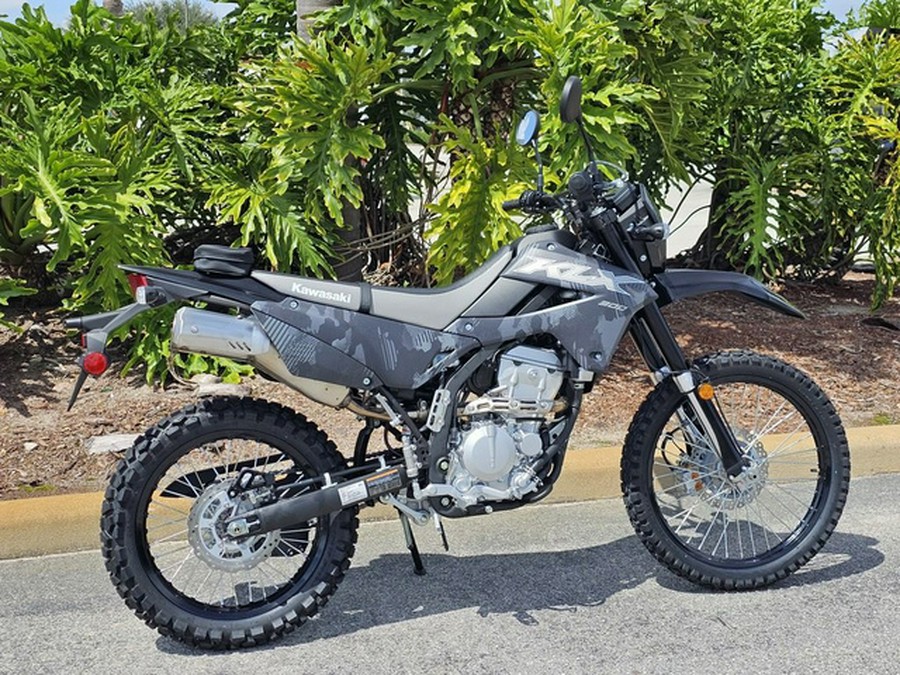 2024 Kawasaki KLX300 Cypher Camo Gray