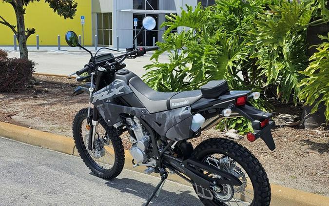 2024 Kawasaki KLX300 Cypher Camo Gray