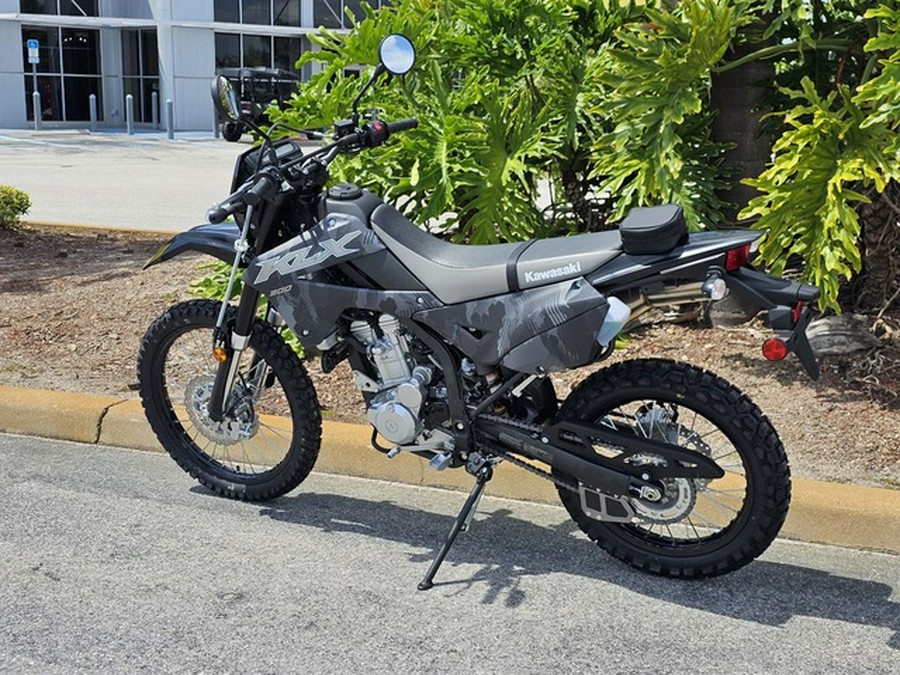 2024 Kawasaki KLX300 Cypher Camo Gray