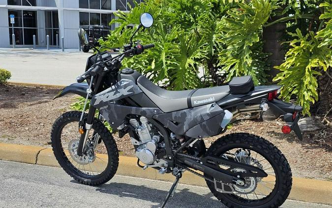 2024 Kawasaki KLX300 Cypher Camo Gray