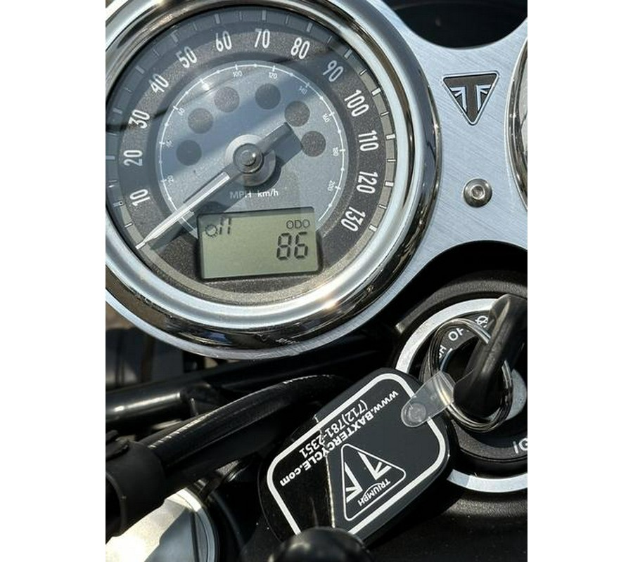 2022 Triumph Bonneville T100 Lucerne Blue/Fusion White