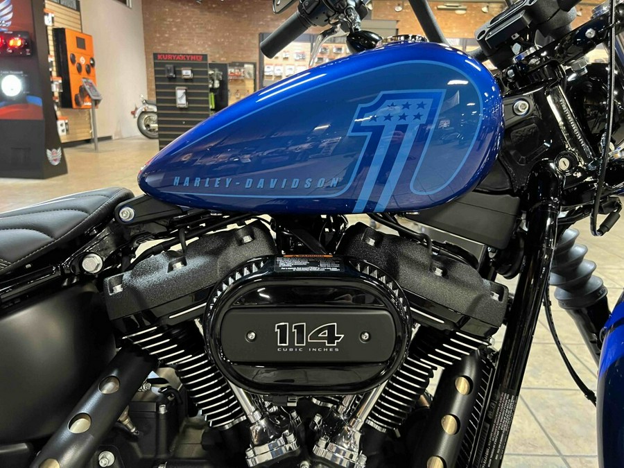 2024 Harley-Davidson Street Bob 114 Blue Burst