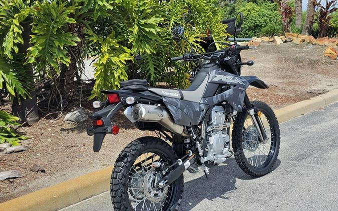 2024 Kawasaki KLX300 Cypher Camo Gray