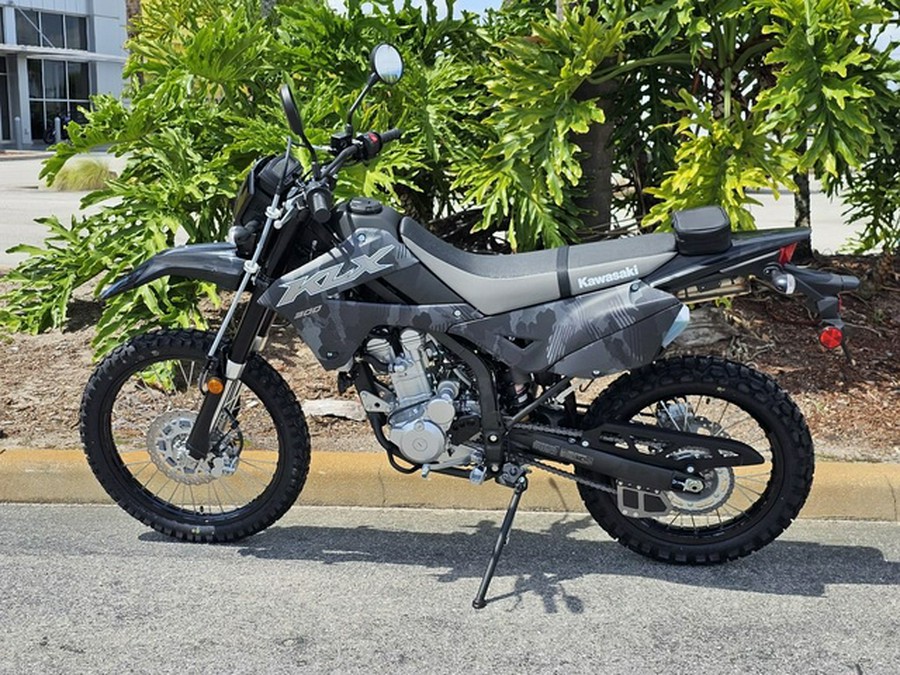 2024 Kawasaki KLX300 Cypher Camo Gray