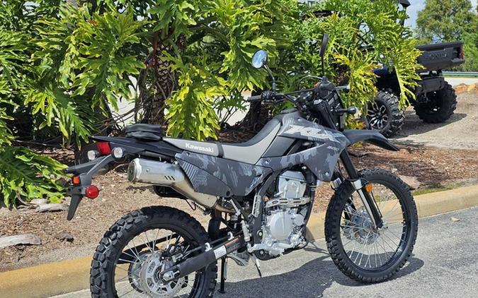 2024 Kawasaki KLX300 Cypher Camo Gray