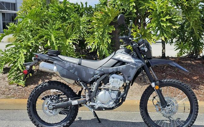 2024 Kawasaki KLX300 Cypher Camo Gray