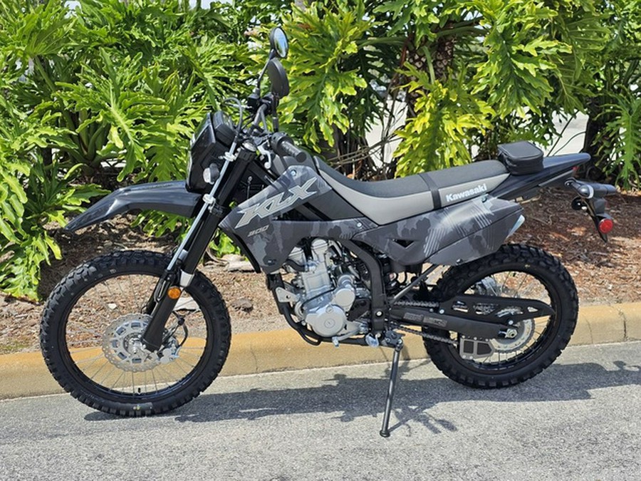 2024 Kawasaki KLX300 Cypher Camo Gray