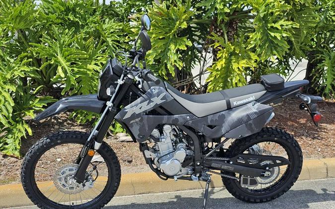 2024 Kawasaki KLX300 Cypher Camo Gray