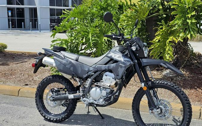 2024 Kawasaki KLX300 Cypher Camo Gray