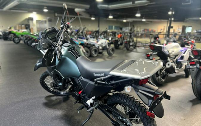 2025 Kawasaki KLR650 Metallic Matte Old School Green