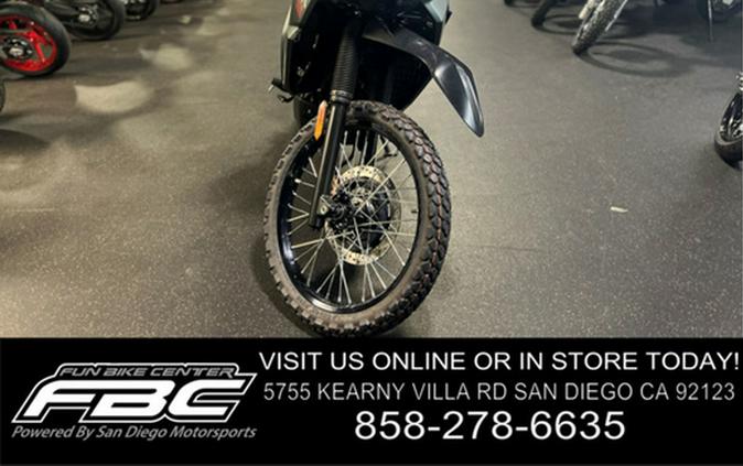 2025 Kawasaki KLR650 Metallic Matte Old School Green