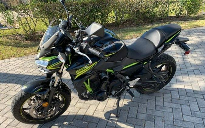 2020 Kawasaki Z650 ABS Metallic Spark Black