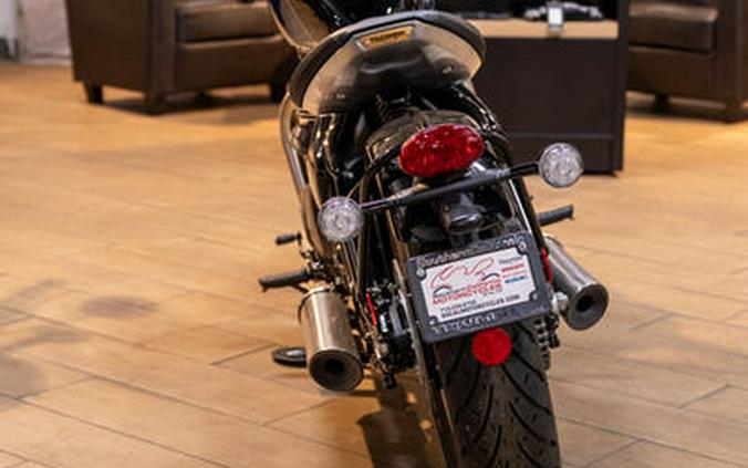 2026 Triumph Bonneville Bobber Interstellar Blue
