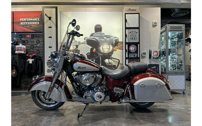 2025 Indian Motorcycle SPRINGFIELD, MROON MTLC/SLVR QRTZ MTLC, 49S Base