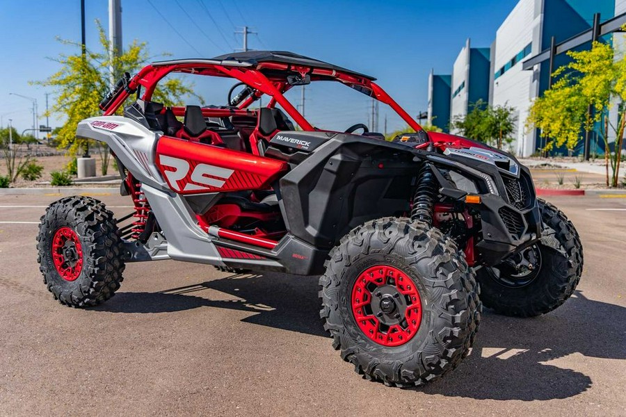 2024 Can-Am® Maverick X3 X rs Turbo RR with Smart-Shox Fiery Red & Hyper Silver