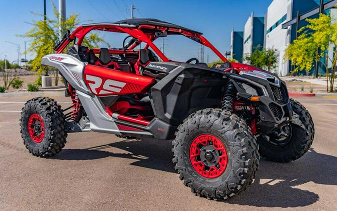 2024 Can-Am® Maverick X3 X rs Turbo RR with Smart-Shox Fiery Red & Hyper Silver