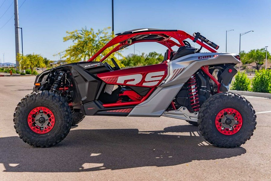 2024 Can-Am® Maverick X3 X rs Turbo RR with Smart-Shox Fiery Red & Hyper Silver