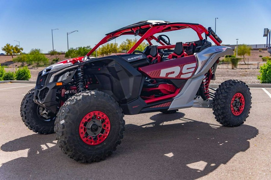 2024 Can-Am® Maverick X3 X rs Turbo RR with Smart-Shox Fiery Red & Hyper Silver