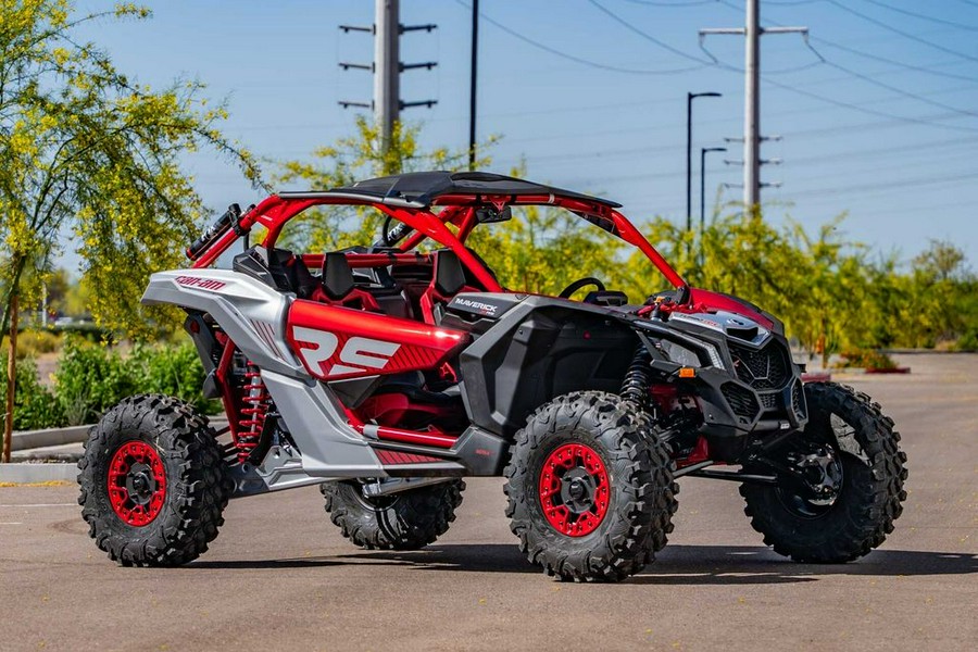 2024 Can-Am® Maverick X3 X rs Turbo RR with Smart-Shox Fiery Red & Hyper Silver