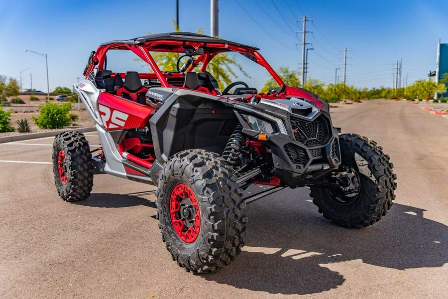 2024 Can-Am® Maverick X3 X rs Turbo RR with Smart-Shox Fiery Red & Hyper Silver