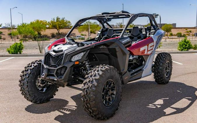 2024 Can-Am® Maverick X3 DS Turbo Fiery Red & Hyper Silver