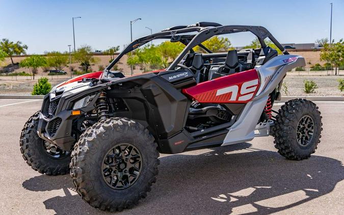 2024 Can-Am® Maverick X3 DS Turbo Fiery Red & Hyper Silver