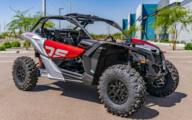 2024 Can-Am® Maverick X3 DS Turbo Fiery Red & Hyper Silver