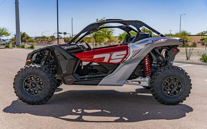 2024 Can-Am® Maverick X3 DS Turbo Fiery Red & Hyper Silver