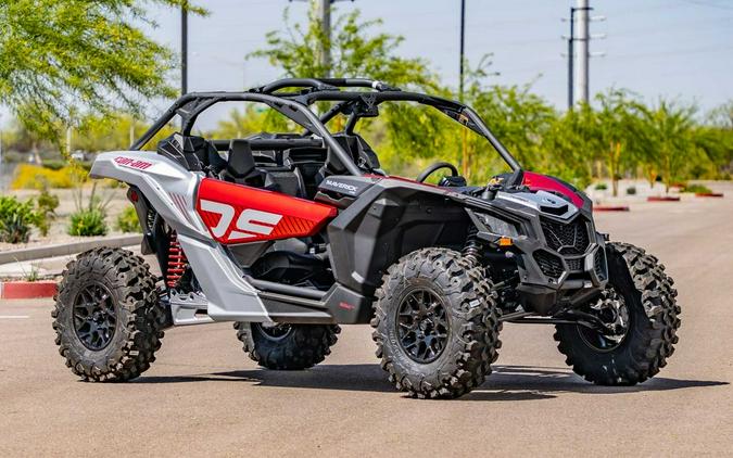 2024 Can-Am® Maverick X3 DS Turbo Fiery Red & Hyper Silver