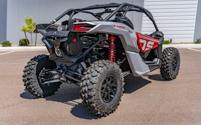 2024 Can-Am® Maverick X3 DS Turbo Fiery Red & Hyper Silver