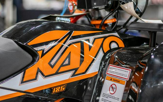 New 2024 KAYO BULL 125 BLACK