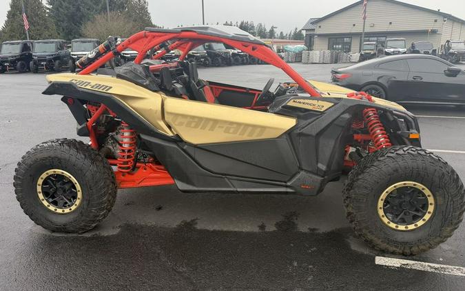 2017 Can-Am® Maverick™ X3 X™ RS Turbo R Gold & Can-Am Red