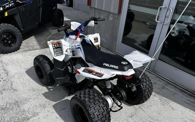 2024 Polaris® ATV-24,OTLW 110,WHT/POL BLU