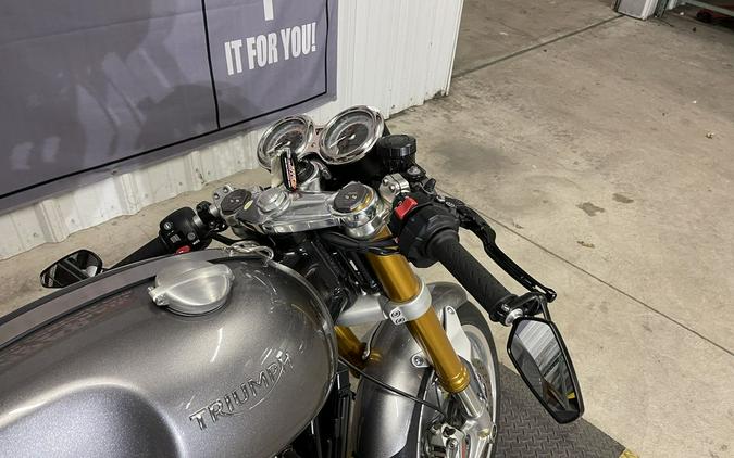 2019 Triumph Thruxton 1200 R Silver Ice