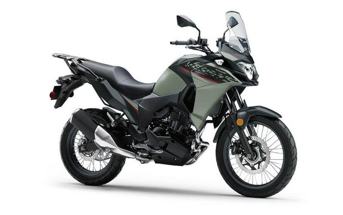 2023 Kawasaki Versys-X 300 - Pearl Matte Sage Green / Metallic Matt Carbon Gray