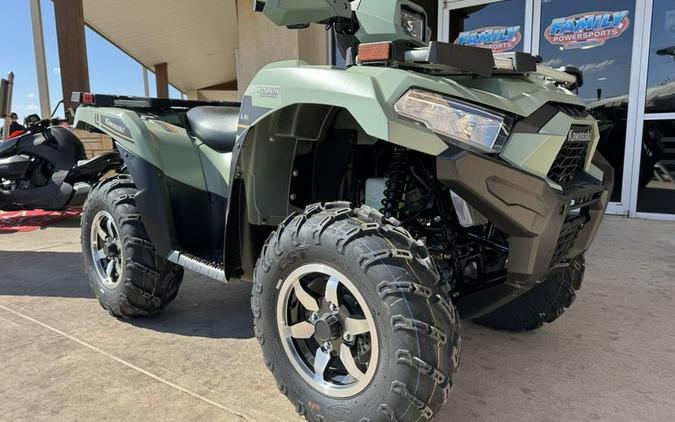 New 2024 KAWASAKI BRUTE FORCE 750 4X4I EPS NEW LIGHT SAGE GREEN